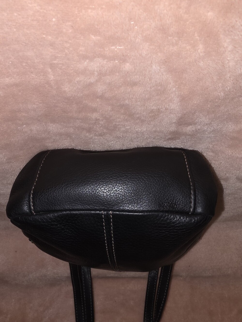 Fossil Black Leather Shoulder Bag - Picture 4 of 7